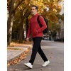 image:imageM MAELREG Mens Hoodies Pullover Lightweight Moisture Wicking Dry Fit Casual Athletic Hooded Sweatshirts with Kangaroo PocketRed