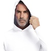 image:imageM MAELREG Mens Hoodies Pullover Lightweight Moisture Wicking Dry Fit Casual Athletic Hooded Sweatshirts with Kangaroo PocketWhite