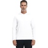 image:imageM MAELREG Mens Hoodies Pullover Lightweight Moisture Wicking Dry Fit Casual Athletic Hooded Sweatshirts with Kangaroo PocketWhite