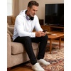image:imageM MAELREG Mens Hoodies Pullover Lightweight Moisture Wicking Dry Fit Casual Athletic Hooded Sweatshirts with Kangaroo PocketWhite