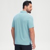 image:imageM MAELREG Mens Jacquard Stripe Golf Shirts Quick Dry Performance Short Sleeve Moisture Wicking Polo Shirt for MenBlue White