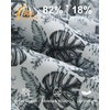 image:imageM MAELREG Mens Print Golf Vest Quarter Zip Sleeveless 14 Zip PulloverBlack Grey Leaf1