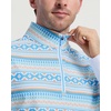 image:imageM MAELREG Mens Print Golf Vest Quarter Zip Sleeveless 14 Zip PulloverBlue Ethnic