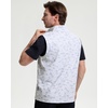 image:imageM MAELREG Mens Print Golf Vest Quarter Zip Sleeveless 14 Zip PulloverBrown Grey Camo