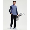 image:imageM MAELREG Mens Print Golf Vest Quarter Zip Sleeveless 14 Zip PulloverCobalt Wave