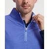 image:imageM MAELREG Mens Print Golf Vest Quarter Zip Sleeveless 14 Zip PulloverCobalt Wave