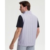 image:imageM MAELREG Mens Print Golf Vest Quarter Zip Sleeveless 14 Zip PulloverColorful Hexagon