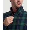 image:imageM MAELREG Mens Print Golf Vest Quarter Zip Sleeveless 14 Zip PulloverDark Plaid