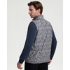 image:imageM MAELREG Mens Print Golf Vest Quarter Zip Sleeveless 14 Zip PulloverGreyWine Camo