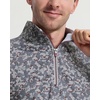 image:imageM MAELREG Mens Print Golf Vest Quarter Zip Sleeveless 14 Zip PulloverGreyWine Camo