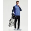 image:imageM MAELREG Mens Print Golf Vest Quarter Zip Sleeveless 14 Zip PulloverLine Animal