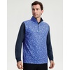 image:imageM MAELREG Mens Print Golf Vest Quarter Zip Sleeveless 14 Zip PulloverLine Animal