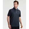 image:imageM MAELREG Mens Print Golf Vest Quarter Zip Sleeveless 14 Zip PulloverNavy Flower