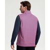 image:imageM MAELREG Mens Print Golf Vest Quarter Zip Sleeveless 14 Zip PulloverRed Navy Flower