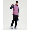 image:imageM MAELREG Mens Print Golf Vest Quarter Zip Sleeveless 14 Zip PulloverRed Navy Flower
