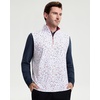 image:imageM MAELREG Mens Print Golf Vest Quarter Zip Sleeveless 14 Zip PulloverWhite Polka Dots