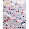 image:imageM MAELREG Mens Print Golf Vest Quarter Zip Sleeveless 14 Zip PulloverWhite Polka Dots