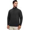 image:imageM MAELREG Mens Quarter Zip Pullover Fleece Lined Mock Neck Long Sleeve Golf Pullovers 14 Zip Thermal Sweatshirt for MenBlack