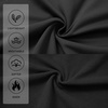 image:imageM MAELREG Mens Quarter Zip Pullover Fleece Lined Mock Neck Long Sleeve Golf Pullovers 14 Zip Thermal Sweatshirt for MenBlack