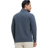 image:imageM MAELREG Mens Quarter Zip Pullover Fleece Lined Mock Neck Long Sleeve Golf Pullovers 14 Zip Thermal Sweatshirt for MenBluish Grey