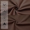 image:imageM MAELREG Mens Quarter Zip Pullover Fleece Lined Mock Neck Long Sleeve Golf Pullovers 14 Zip Thermal Sweatshirt for MenCoffee Brown