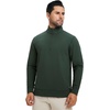 image:imageM MAELREG Mens Quarter Zip Pullover Fleece Lined Mock Neck Long Sleeve Golf Pullovers 14 Zip Thermal Sweatshirt for MenForest Green