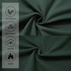 image:imageM MAELREG Mens Quarter Zip Pullover Fleece Lined Mock Neck Long Sleeve Golf Pullovers 14 Zip Thermal Sweatshirt for MenForest Green