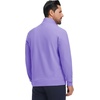image:imageM MAELREG Mens Quarter Zip Pullover Fleece Lined Mock Neck Long Sleeve Golf Pullovers 14 Zip Thermal Sweatshirt for MenLavender