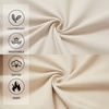 image:imageM MAELREG Mens Quarter Zip Pullover Fleece Lined Mock Neck Long Sleeve Golf Pullovers 14 Zip Thermal Sweatshirt for MenLight Khaki