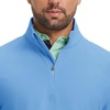 image:imageM MAELREG Mens Quarter Zip Pullover Fleece Lined Mock Neck Long Sleeve Golf Pullovers 14 Zip Thermal Sweatshirt for MenSky Blue
