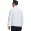 image:imageM MAELREG Mens Quarter Zip Pullover Fleece Lined Mock Neck Long Sleeve Golf Pullovers 14 Zip Thermal Sweatshirt for MenWhite