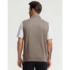 image:imageM MAELREG Mens Quarter Zip Pullover Golf Vest Mock Neck Lightweight VestBrown Melange