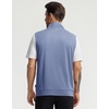 image:imageM MAELREG Mens Quarter Zip Pullover Golf Vest Mock Neck Lightweight VestColony Blue Melange