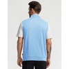 image:imageM MAELREG Mens Quarter Zip Pullover Golf Vest Mock Neck Lightweight VestLight Blue Melange