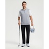 image:imageM MAELREG Mens Quarter Zip Pullover Golf Vest Mock Neck Lightweight VestLunar Rock Melange