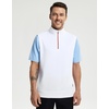 image:imageM MAELREG Mens Quarter Zip Pullover Golf Vest Mock Neck Lightweight VestWhite