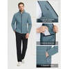 image:imageM MAELREG Mens Quilted Puffer Golf Jacket  Insulated Winter Outerwear Stand Collar Full Zip 5 Pockets amp 4Way StretchSlate Blue