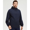 image:imageM MAELREG Mens Rain Jacket Waterproof with Hood Lightweight Soft Shell Windbreaker Rain Coat for Golf Cycling HikingNavy
