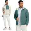 image:imageM MAELREG Mens Reversible Fleece Jacket with 5 Pockets Lightweight Zip Up Golf Jackets Winter Warm Casual Coat WindbreakerBeige
