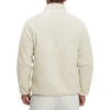 image:imageM MAELREG Mens Reversible Fleece Jacket with 5 Pockets Lightweight Zip Up Golf Jackets Winter Warm Casual Coat WindbreakerBeige