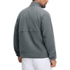 image:imageM MAELREG Mens Reversible Fleece Jacket with 5 Pockets Lightweight Zip Up Golf Jackets Winter Warm Casual Coat WindbreakerDark Grey