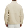 image:imageM MAELREG Mens Reversible Fleece Jacket with 5 Pockets Lightweight Zip Up Golf Jackets Winter Warm Casual Coat WindbreakerKhaki