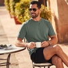 image:imageM MAELREG Mens TShirts Casual Quick Dry Moisture Wicking Athletic Workout Shirts for Men Short Sleeve Gym Tee TopsCeladon Green Heather Htr