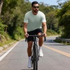 image:imageM MAELREG Mens TShirts Casual Quick Dry Moisture Wicking Athletic Workout Shirts for Men Short Sleeve Gym Tee TopsLight Green Heather