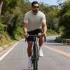 image:imageM MAELREG Mens TShirts Casual Quick Dry Moisture Wicking Athletic Workout Shirts for Men Short Sleeve Gym Tee TopsLight Khaki Heather