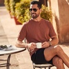 image:imageM MAELREG Mens TShirts Casual Quick Dry Moisture Wicking Athletic Workout Shirts for Men Short Sleeve Gym Tee TopsRed Ochre Heather