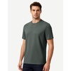 image:imageM MAELREG Mens TShirts Quick Dry Moisture Wicking Athletic Workout Roma Knit Shirts for Men Short Sleeve Slim Fit Basic TopGrey