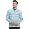 image:imageM MAELREG Quarter Zip Golf Pullover Men Dry Fit Long Sleeve Performance Wicking 14 Zip Full Print Pullover Mens SweatshirtBlue Ethnic