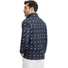 image:imageM MAELREG Quarter Zip Golf Pullover Men Dry Fit Long Sleeve Performance Wicking 14 Zip Full Print Pullover Mens SweatshirtBlueBlack Houndstooth