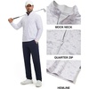 image:imageM MAELREG Quarter Zip Golf Pullover Men Dry Fit Long Sleeve Performance Wicking 14 Zip Full Print Pullover Mens SweatshirtBrown Grey Camo
